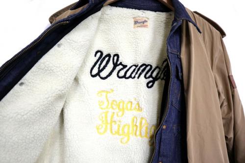 trench coat with denimのレディース