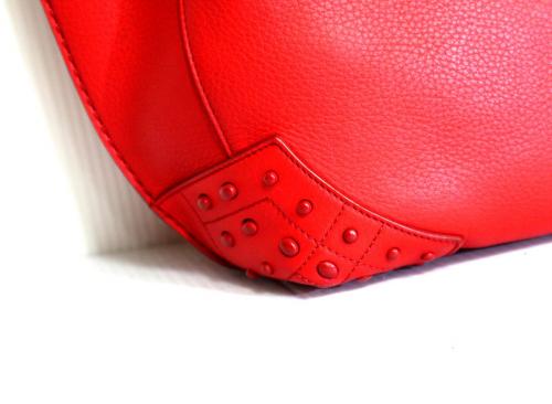 ウェーブスタッズレザートートバッグのレディース