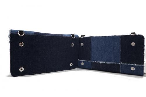 パッチワークショルダーポーチのレディース