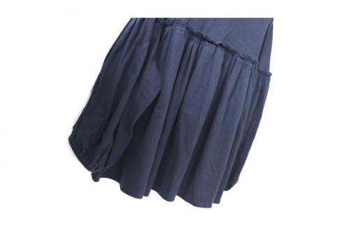 へリンボーンギャザーボリュームブラウスのレディース