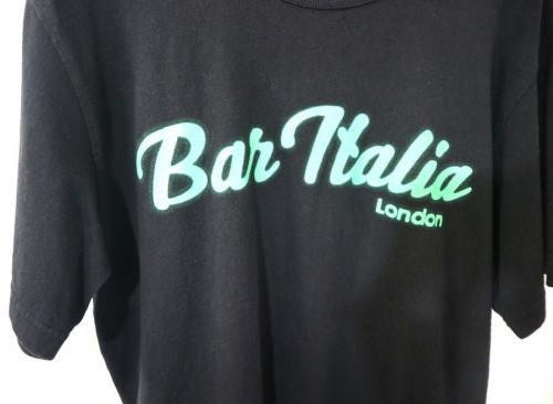 BAR ITALIA プリントTシャツのメンズ