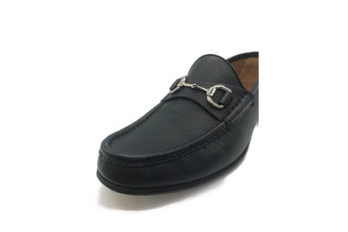 カーフスキンホースビットローファーのメンズ