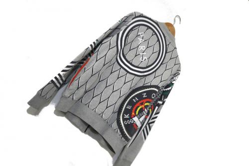 ケンゾーのタイガージップアップスウェットブルゾン