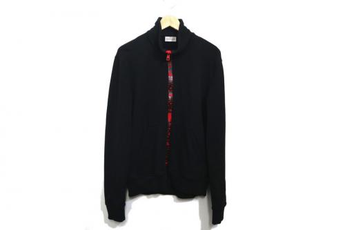 スタンドアップカラージップアップスウェットの19ss