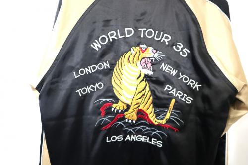 虎刺繍スーベニアジャケットのメンズ