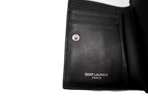 サンローランパリのSMOOTH CALFSKIN COMPACT WALLET