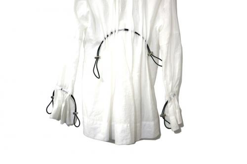 ドローストリングシャツのレディース