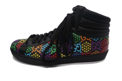 GUCCI サイケデリック ハイカットスニーカー│美品★ GUCCI/グッチ】よりGGサイケデリック ハイカットスニーカーを