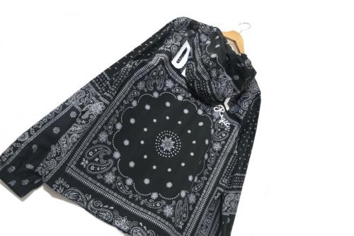 ディーゼルのペイズリーフーデッドジャケット