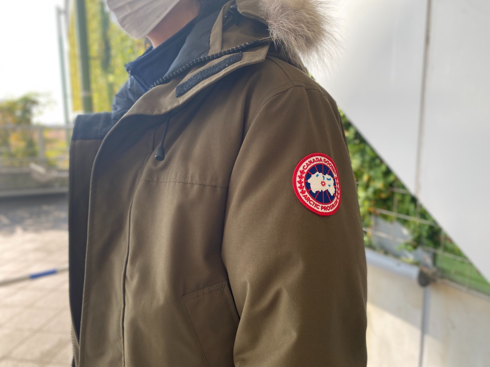 CANADA GOOSE カナダグース ブルゾン ラングフォード パーカ ブルゾン ネイビー系 ナイロン メンズ 通販 