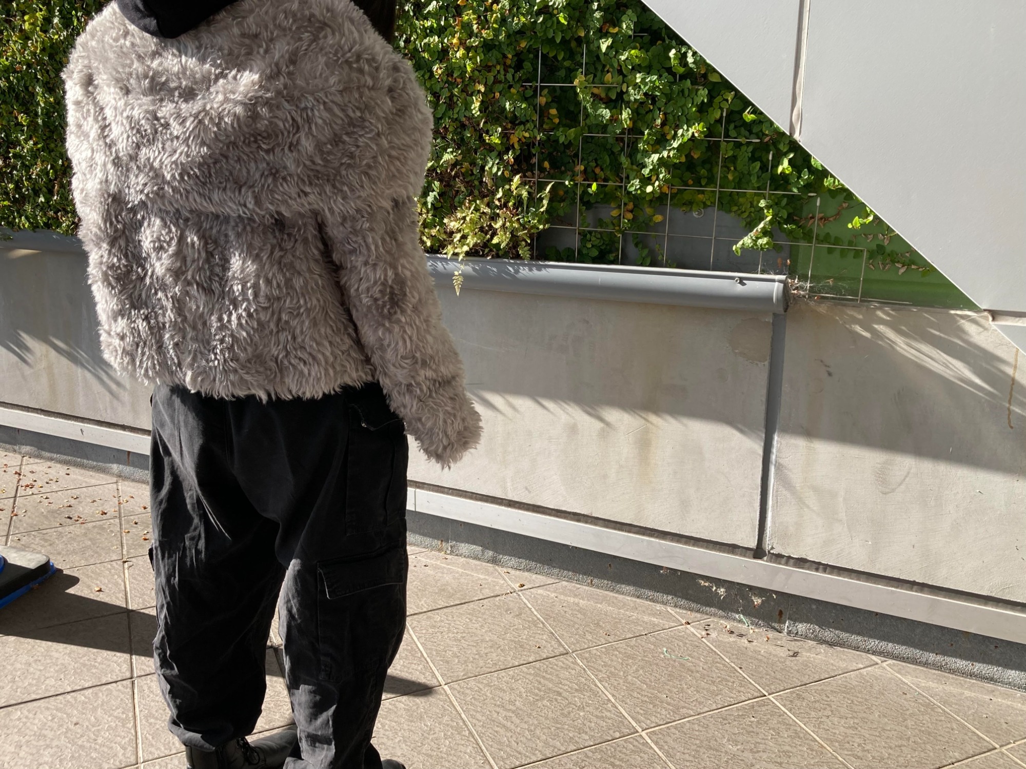 PRADA プラダ プードルライク フェイクファー ショートジャケット