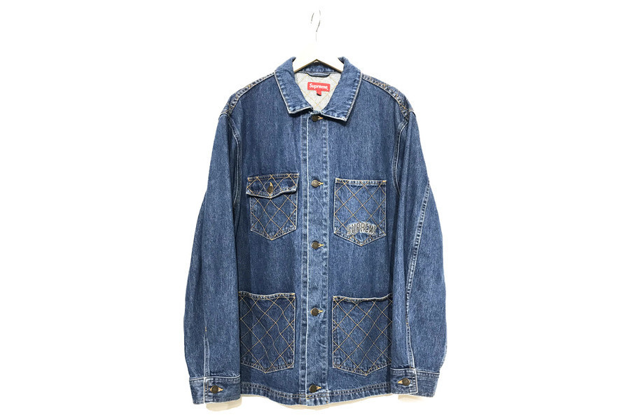 SUPREME/シュプリーム】diamond stitch denim chorecoat 入荷情報  