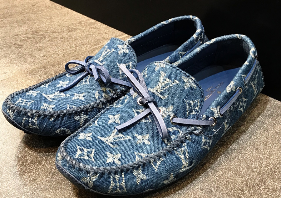 818　LOUIS VUITTON ヒョウ柄 ドライビングシューズ 818様専用 LOUIS VUITTON ヒョウ柄 ドライビングシューズ