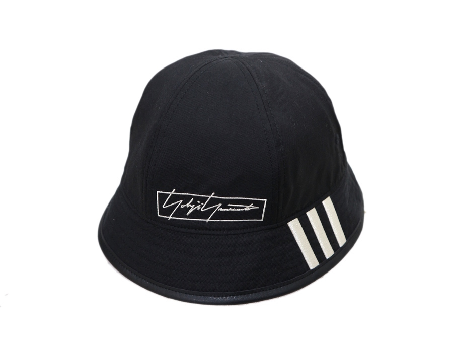 Y-3 バケットハット ブラック レザー リバーシブル Y-3 adidas レザー