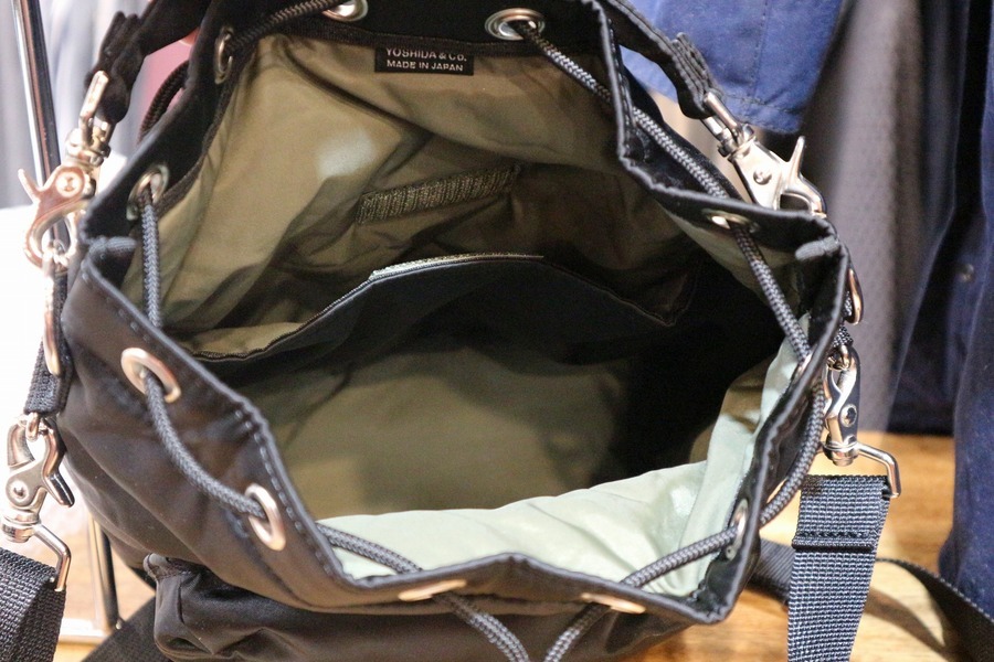 極美品✨バルーンサック】ポーター 巾着 ショルダー カモフラ ネイビー