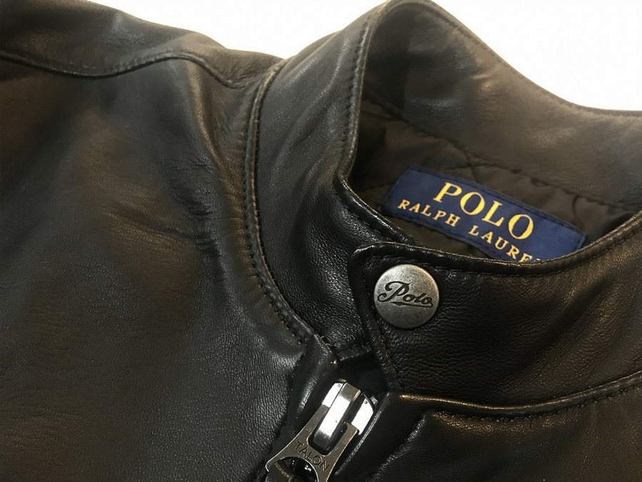 買取強化ブランド【POLO RALPH LAUREN/ポロラルフローレン】ラムレザー