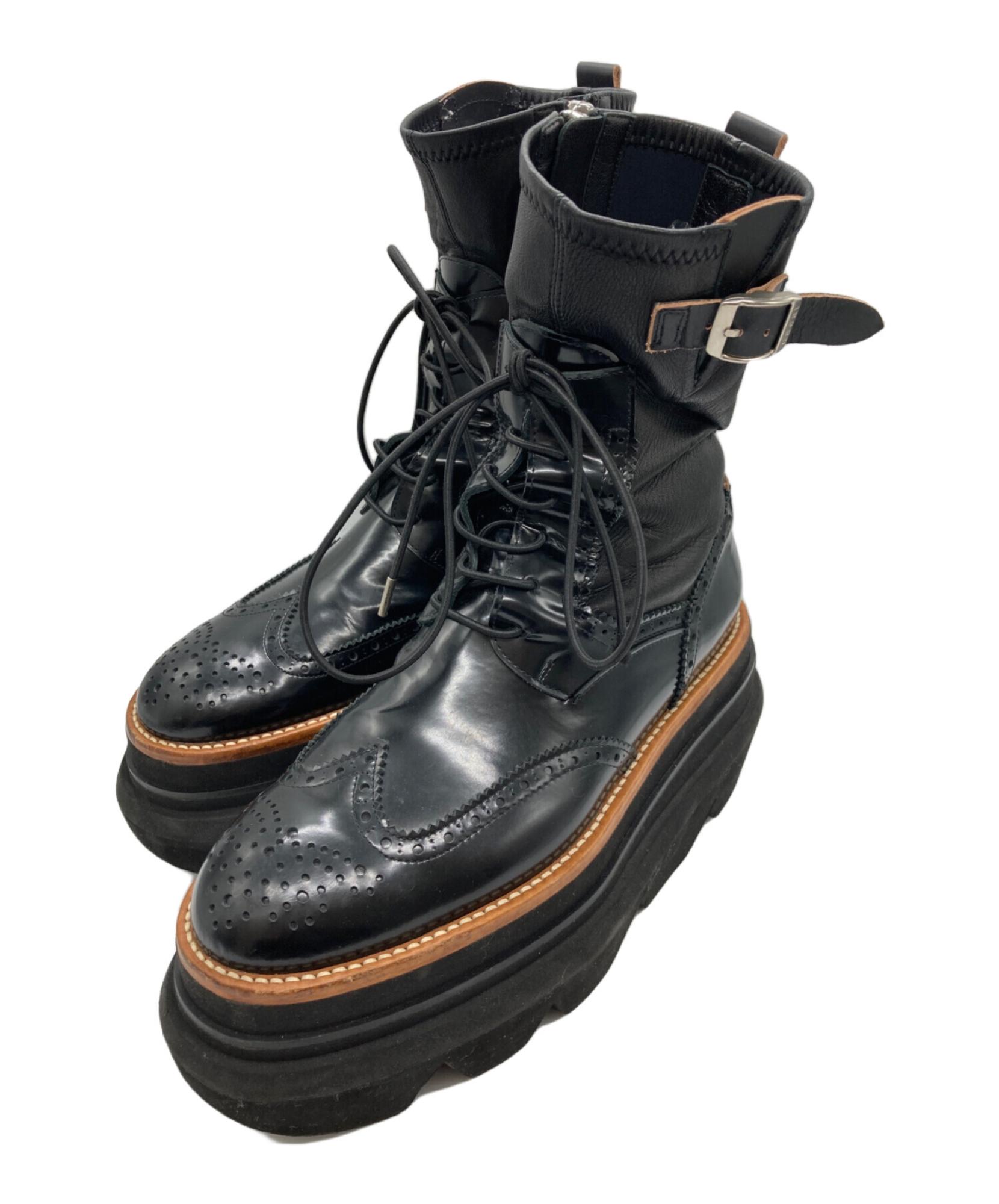 sacai / サカイ】ENGINEER SOCK BOOTS | 異素材が織りなすハイブリッド