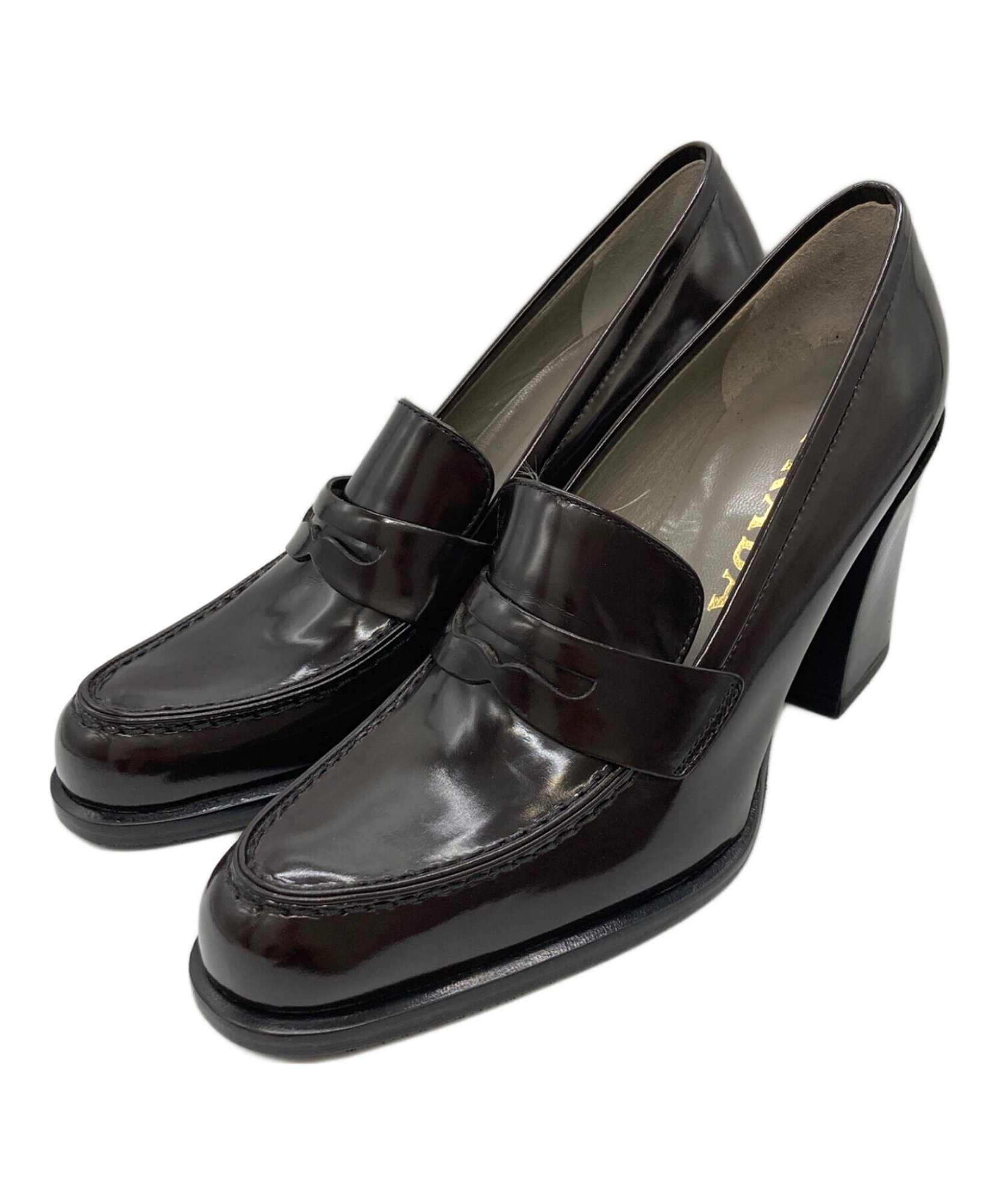 PRADA ローファー PRADA / プラダ】ハイヒールローファー|クラシカルな気品とモダンな