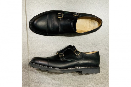 パラブーツのダブルモンク