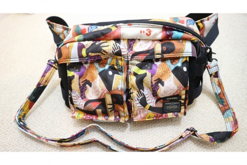 メンズ　ｳｴｽﾄﾊﾞｯｸﾞ　コラボ　DIESEL TADANORI YOKOO