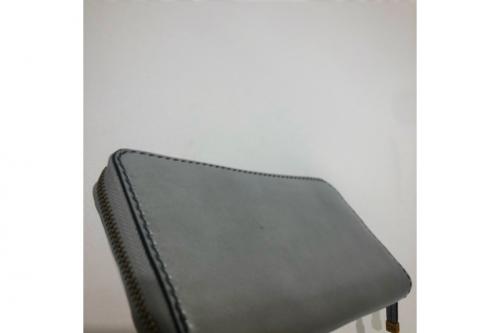 長財布　財布　札入れのメンズ　レディース　ユニセックス　シルバー　グレー　程度A　26-MA-0157