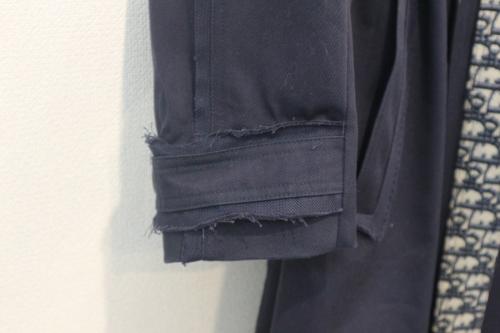 ディオール オムのオブリークベルトトレンチコート