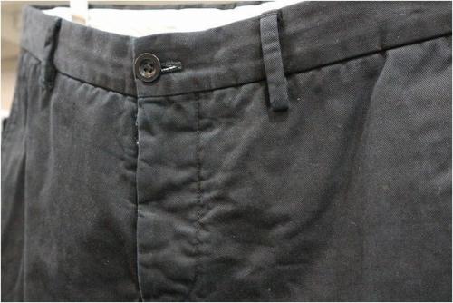 メゾンマルジェラのギャバジントラウザー