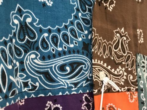 vintage bandana patchwork Shirtsのヴィンテージバンダナシャツ