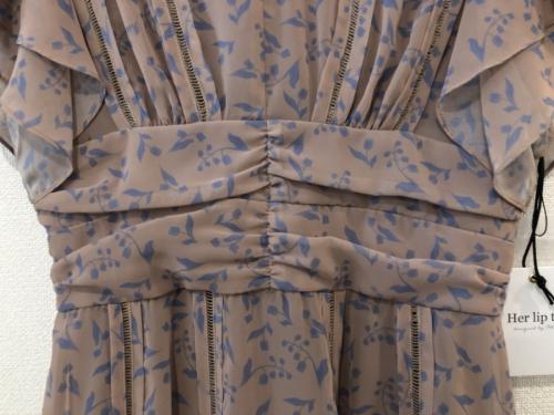 ハーリップトゥーのmuguet-printed romantic dress