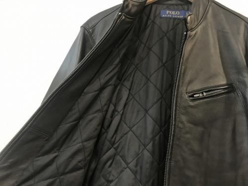 ラムレザージャケットのシングルライダースジャケット