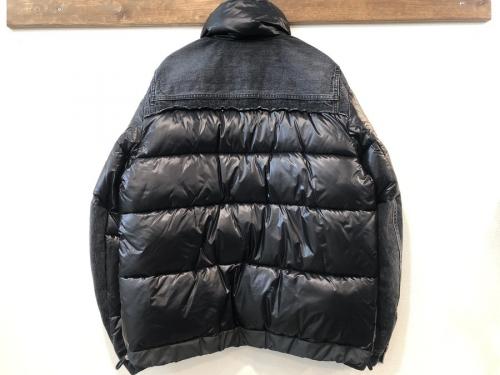 デニムディティールパデッドジャケットのメンズ