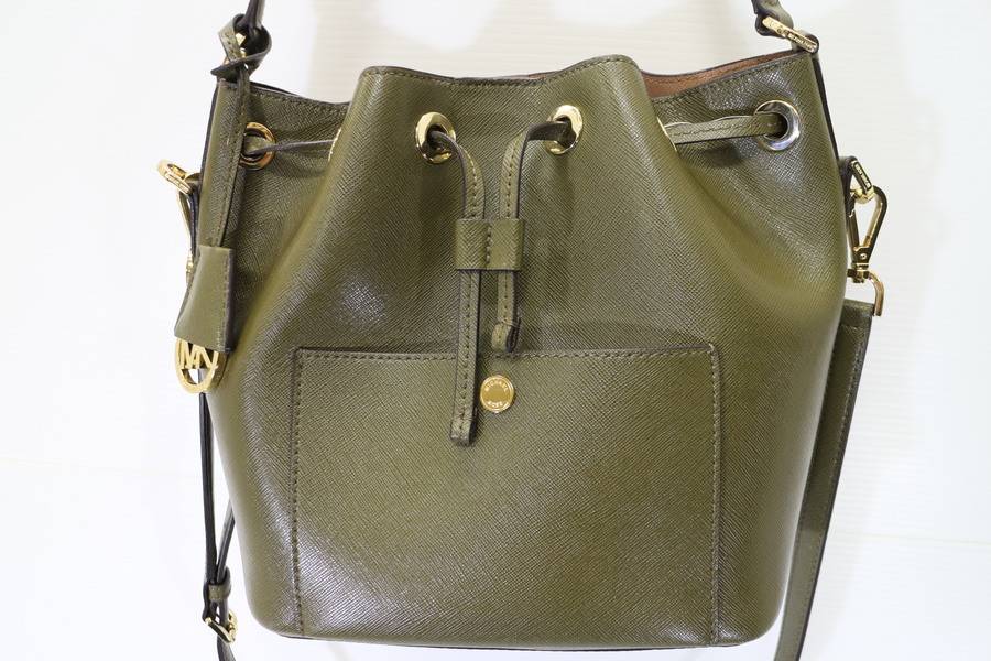 レディース 【週末だけ大特価】MICHAEL KORS 巾着型 ショルダーバッグ 