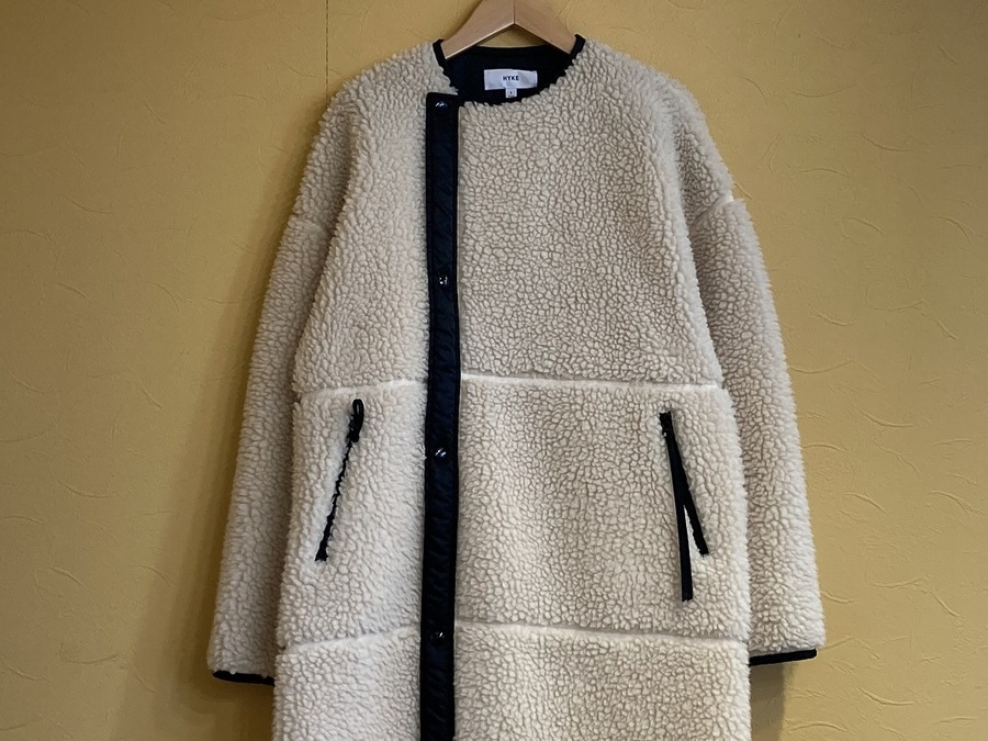 HYKE/ハイク】より FAUX SHEARLING COAT 入荷！[2020.12.20発行]