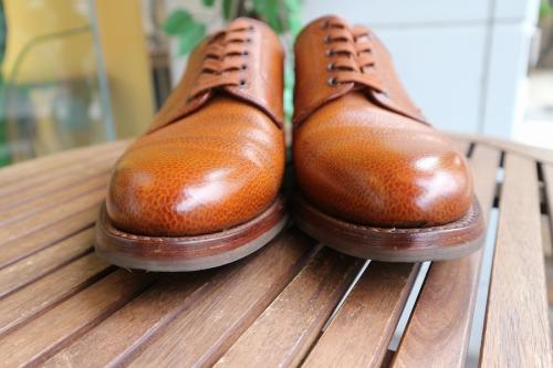 美品 クロケットアンドジョーンズ製 ラルフローレン キャップトゥ シューズ POLO RALPH LAURE×Crockett&Jones/ポロラルフローレン×クロケット