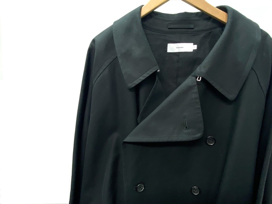 Graphpaper / グラフペーパー】20SS Double Cloth Peach Trench Coat