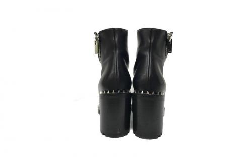 【極美品】 クリスチャンルブタン Birgitta Lug Boots Christian Louboutin/クリスチャンルブタン】BIRGITTA LUGジップ
