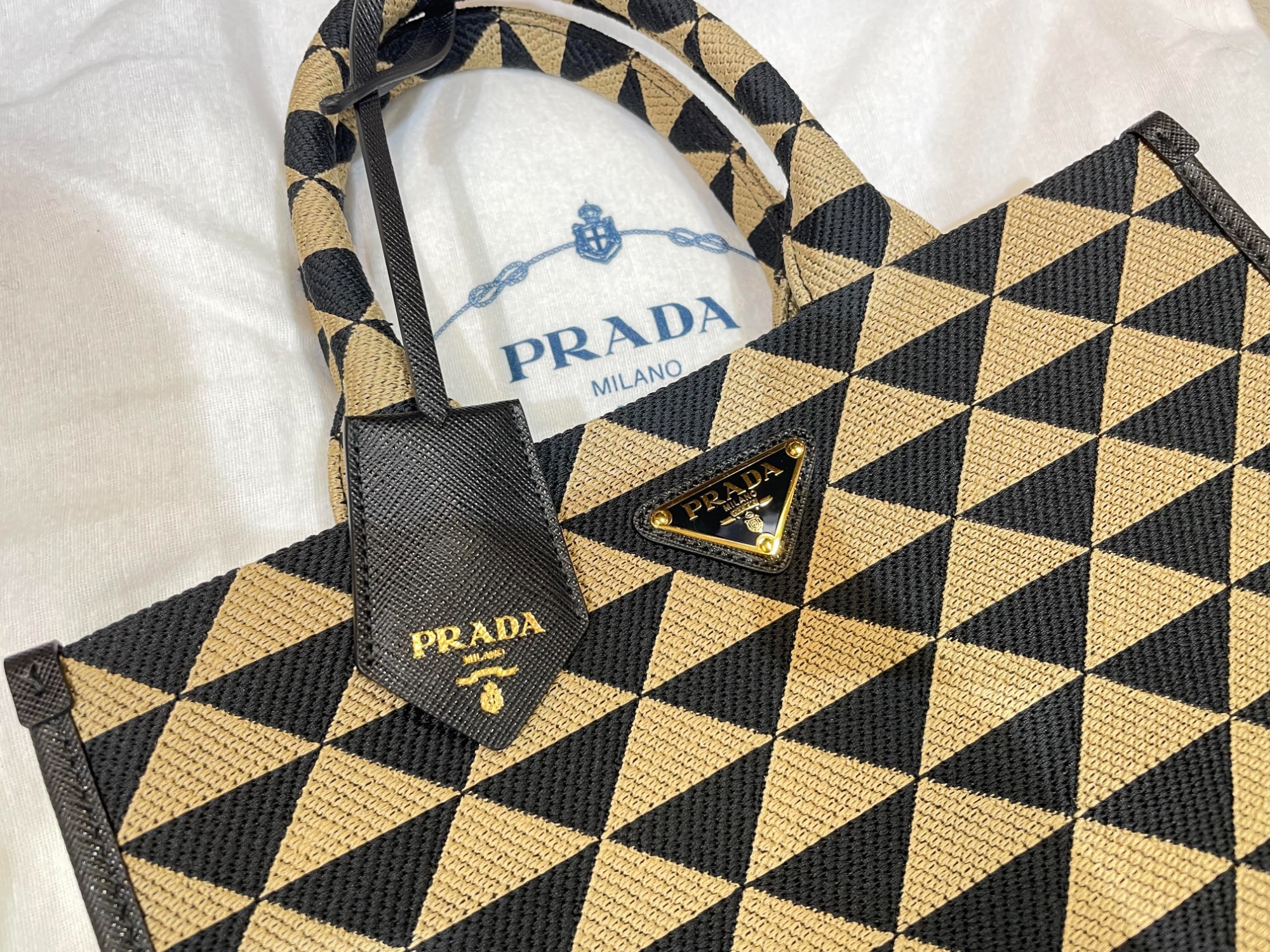 PRADA /プラダ】シンボル ジャカードファブリック スモール 