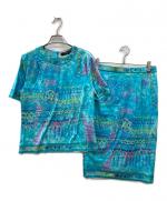 LEONARD FASHION / レオナールファッション】カンカン素材花柄