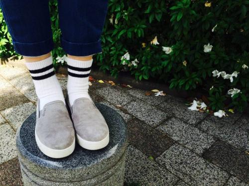 スリッポンのルイヴィトン