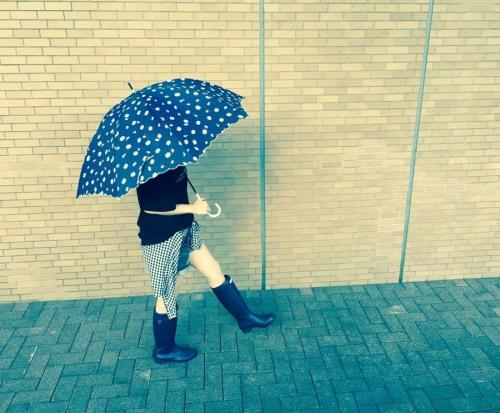梅雨のレインブーツ