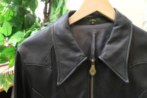 レザージャケットの革