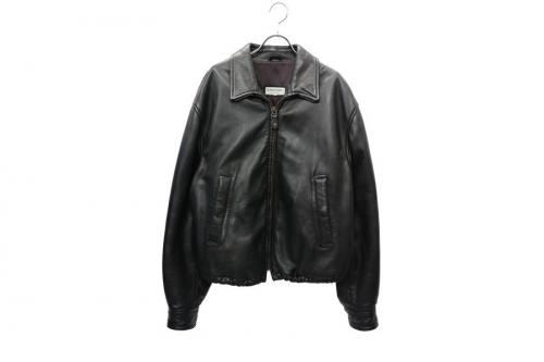 最高級　ジョルジオ アルマーニ　ラムレザー　リネン　テーラードジャケット　2XL これぞ男を上げるジャケット【GIORGIO ARMANI/ジョルジオ