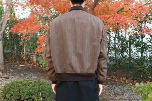 コムデギャルソンオムプリュスのストライプ4Bジャケット