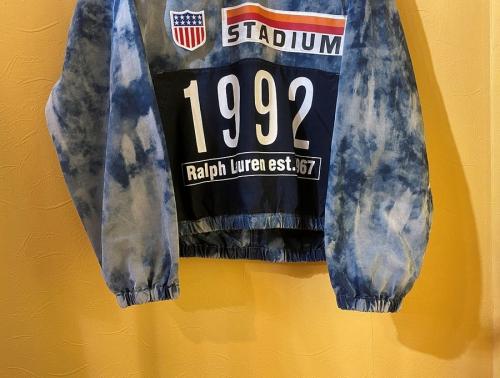 メンズのスタジアムインディゴポッププルオーバー