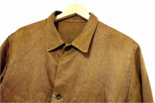 ヘビーリネンツイルブルゾンのメンズ