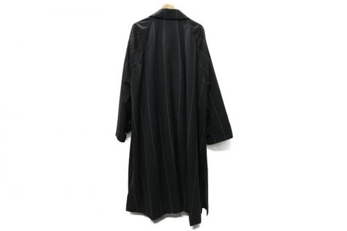グラフペーパーのWide Stripe Wool Oversized コート