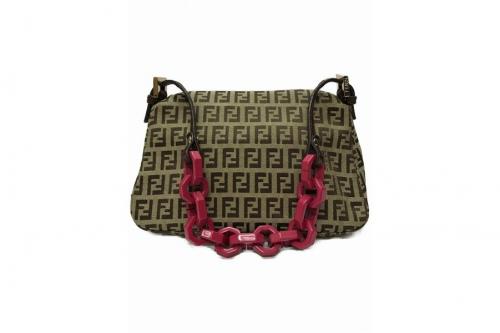 フェンディのミニマンマバケットハンドバッグ