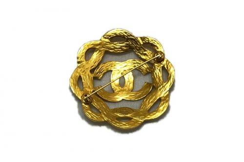 シャネルのビンテージ シャネル ココマーク ブローチ