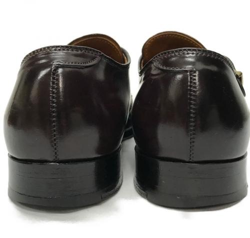 オールデンのコードバン モンクストラップシューズ