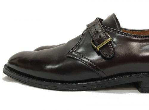 コードバン モンクストラップシューズの＃ALDEN